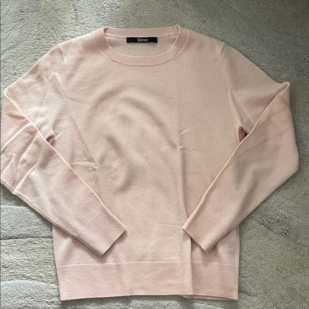 Quince cashmere Blush Knit Pullover